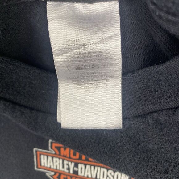 Harley Davidson Ride The Plank Grand Cayman Graphic Shirt Mens Extra Large Black - Picture 8 of 9